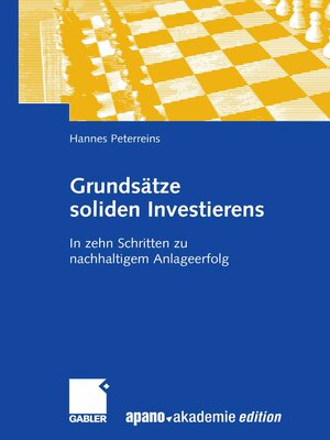 cover image of Grundsätze soliden Investierens